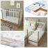 Комплект кроватка + матрас Plitex Юниор-Premium 120x60x7 (маятник продольный) Белый-Бук 3194001-6-2