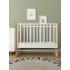 Комплект кроватка + матрас Plitex Юниор-Premium 120x60x7 (маятник продольный) Белый-Бук 3194001-6-2