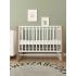 Комплект кроватка + матрас Plitex Юниор-Premium 120x60x7 (маятник продольный) Белый-Бук 3194001-6-2