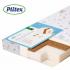 Комплект кроватка + матрас Plitex Юниор-Premium 120x60x7 (маятник продольный) Белый-Бук 3194001-6-2