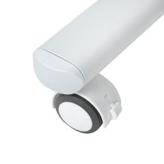 Колыбель PITUSO Iris маятник + колёса / Light grey светло-серый