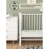 Комплект кроватка + матрас Plitex Юниор-Premium 120x60x7 (маятник продольный) Белый-Белый 3194001-2