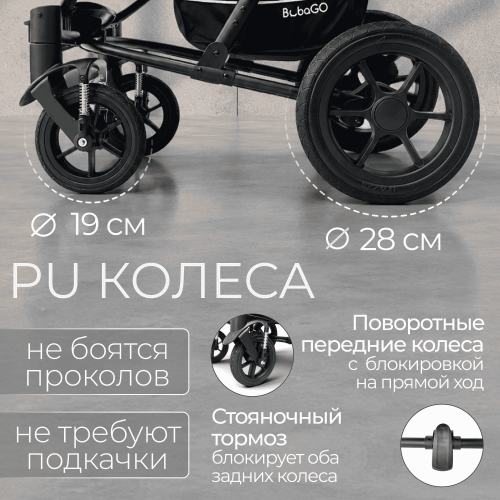 Коляска детская прогулочная BubaGo MODEL ONE BG 173-3  Зеленый