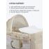 Кровать-манеж Lionelo Sven Plus (Beige Latte) Бежевый Латте  (2 уровня, игрушки, крыша)