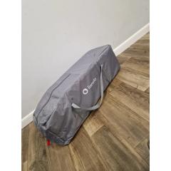 Кровать-манеж Lionelo Sven Plus (Grey Scandi) серый (2 уровня, игрушки, крыша)