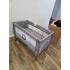 Кровать-манеж Lionelo Sven Plus (Grey Scandi) серый (2 уровня, игрушки, крыша)