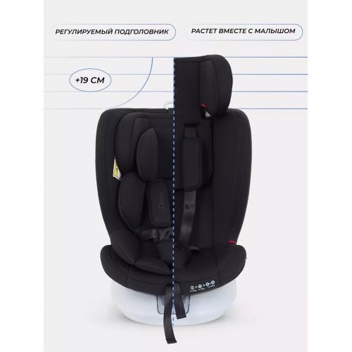 Автокресло Rant Drive Isofix / LB619 (Black) 0-36 кг Black / Черный