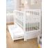 Детская кроватка Атон Baby Master Ariel 02 ящик маятник (белая аляска) быстросъемная стенка