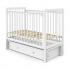 Детская кроватка Атон Baby Master Ariel 02 ящик маятник (белая аляска) быстросъемная стенка
