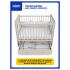 Детская кроватка Атон Baby Master Ariel 02 ящик маятник (кашемир / серый металлик) быстросъемная стенка