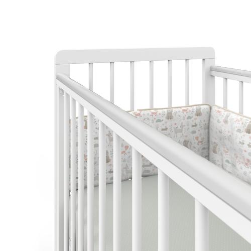 Детская кроватка Атон Baby Master Ariel 04 колесо (белая аляска) быстросъемная стенка