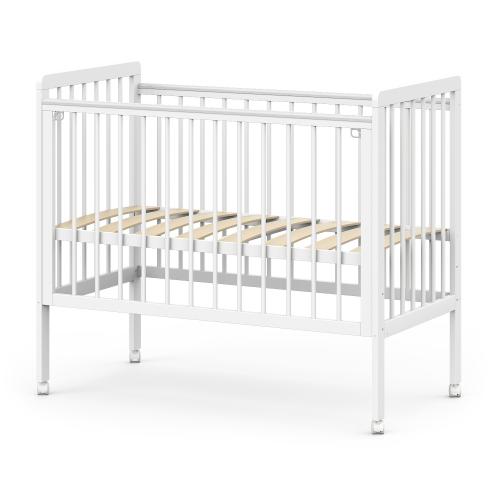 Детская кроватка Атон Baby Master Ariel 04 колесо (белая аляска) быстросъемная стенка