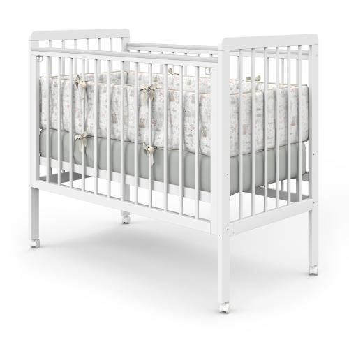 Детская кроватка Атон Baby Master Ariel 04 колесо (белая аляска) быстросъемная стенка