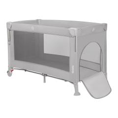 Кровать-манеж Lionelo Ellen (Grey Concrete) (2 уровня, откидной/опускной борт)