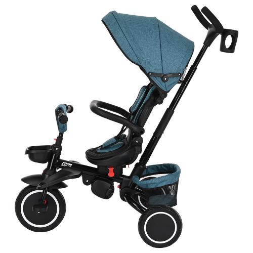 Велосипед трехколесный Pituso Elite Plus Blue Сине-зеленый JY-T05Plus-Teal