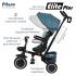 Велосипед трехколесный Pituso Elite Plus Blue Сине-зеленый JY-T05Plus-Teal