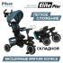 Велосипед трехколесный Pituso Elite Plus Blue Сине-зеленый JY-T05Plus-Teal