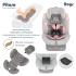 Автокресло Pituso Roys Rose Grey/Розово-Серый IsoFix 0-36 кг / YB102A-Rose Grey