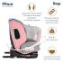 Автокресло Pituso Roys Rose Grey/Розово-Серый IsoFix 0-36 кг / YB102A-Rose Grey