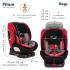 Автокресло Pituso Roys Rubin Grey/Рубиново-Серый IsoFix 0-36 кг / YB102A-Rubin Grey