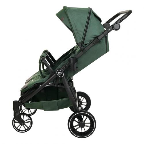 Прогулочная коляска для двойни PITUSO DUOCITY Pacific green Зеленый  Т1 Pacific green/PU