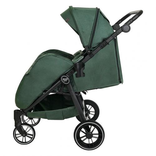 Прогулочная коляска для двойни PITUSO DUOCITY Pacific green Зеленый  Т1 Pacific green/PU