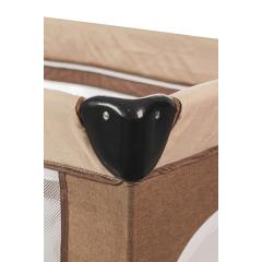 Манеж Martin noir Nearby Andes Brown (опускной борт, 2 уровня, москитная сетка, сумка) Коричневый