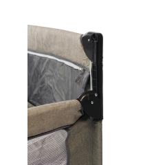 Манеж Martin noir Nearby Etna Graphite  (опускной борт, 2 уровня, москитная сетка, сумка) Графит