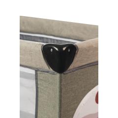 Манеж Martin noir Nearby Etna Graphite  (опускной борт, 2 уровня, москитная сетка, сумка) Графит