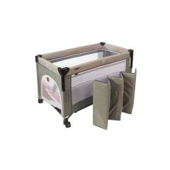 Манеж Martin noir Nearby Etna Graphite  (опускной борт, 2 уровня, москитная сетка, сумка) Графит