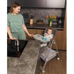 Стульчик для кормления Martin Noir TODY LUX Loft Grey (серый)