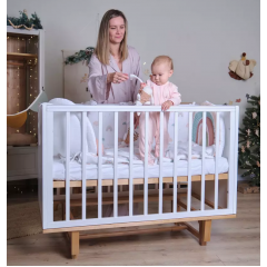 Детская кроватка Rant Bamboo / 768 (Cloud White) с маятником 8060587