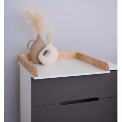 Комод пеленальный Rant Indy / 97 (Moon Grey) Графит, 7659753 (80 см) (съемная доска)