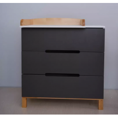 Комод пеленальный Rant Indy / 97 (Moon Grey) Графит, 7659753 (80 см) (съемная доска)