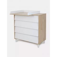Комод пеленальный Rant Bergen / 105 (Cloud White), 7883379 (80 см)