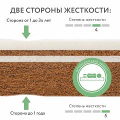 Детский матрас Plitex Bamboo Nature 119x60x11 БН-119-01 (120х60) (Плитекс Бамбу Нэйча)