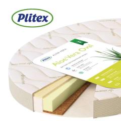 Детский матрас овальный Plitex Aloe Vera Oval 125x65 (АВ-18/3) (Плитекс Алоэ Вера 125х65)