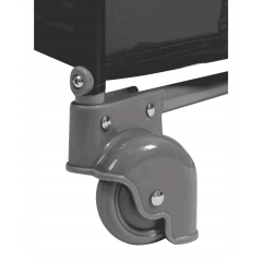 Манеж Martin noir Favor Mоrion Black (1 уровень, москитная сетка, сумка) черный