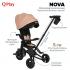 Велосипед трехколесный QPlay Nova S700 Beige/black Бежево-черный (складной)