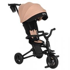 Велосипед трехколесный QPlay Nova S700 Beige/black Бежево-черный (складной)