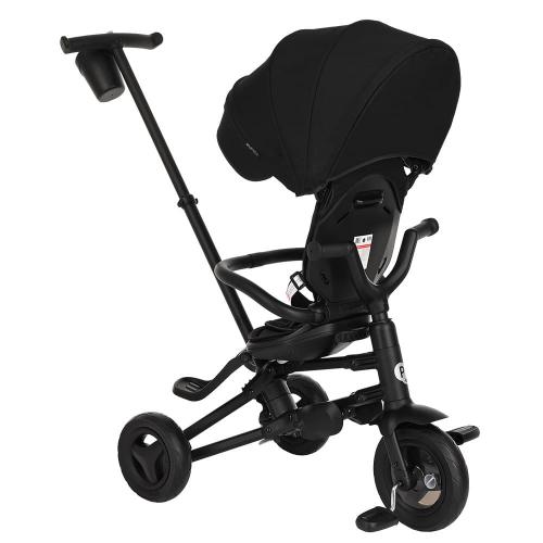 Велосипед трехколесный QPlay Nova S700 (Carbon black/чёрный) S700 PLUS- Carbon black (складной)