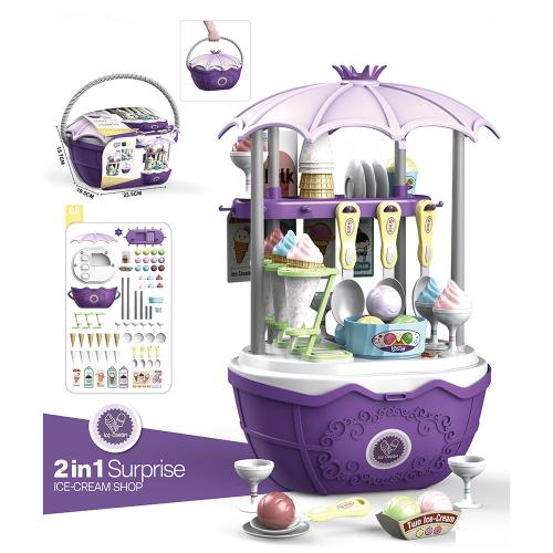 Игровой набор Pituso Фабрика мороженого в корзине HW20061238