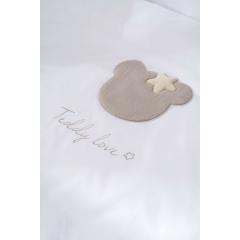 Комплект в кроватку (3 предмета) Perina Teddy love Песочный