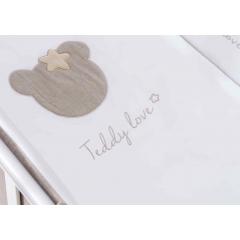 Комплект в кроватку (3 предмета) Perina Teddy love Песочный