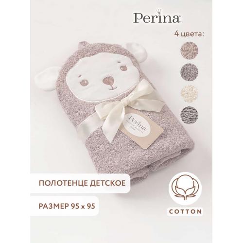 Полотенце детское Perina Muzzle мокко 95х95 см ПД-11.8.95