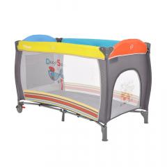 Манеж-кровать PITUSO Granada Grey  Серый Графит (2 уровня, лаз, кольца) P612 Puppy