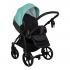 TUTIS Коляска 2 в1 NOVO короб + прогулка Кожа Antracite Metalic/Mint, 2021 1142236