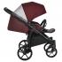 TUTIS Коляска 2 в1 NOVO короб + прогулка Кожа Burgundy , 2021 1142220