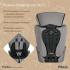 Pituso Удерживающее устройство для детей 9-36 кг Prados Black Grey/Черно-Серый R501-Black Grey