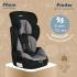 Pituso Удерживающее устройство для детей 9-36 кг Prados Grey Black /Серо-черный R501-Grey Black